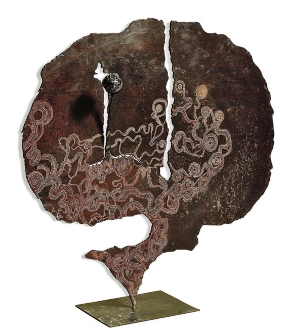 Cervello grande-Large brain | iron sculptures 
